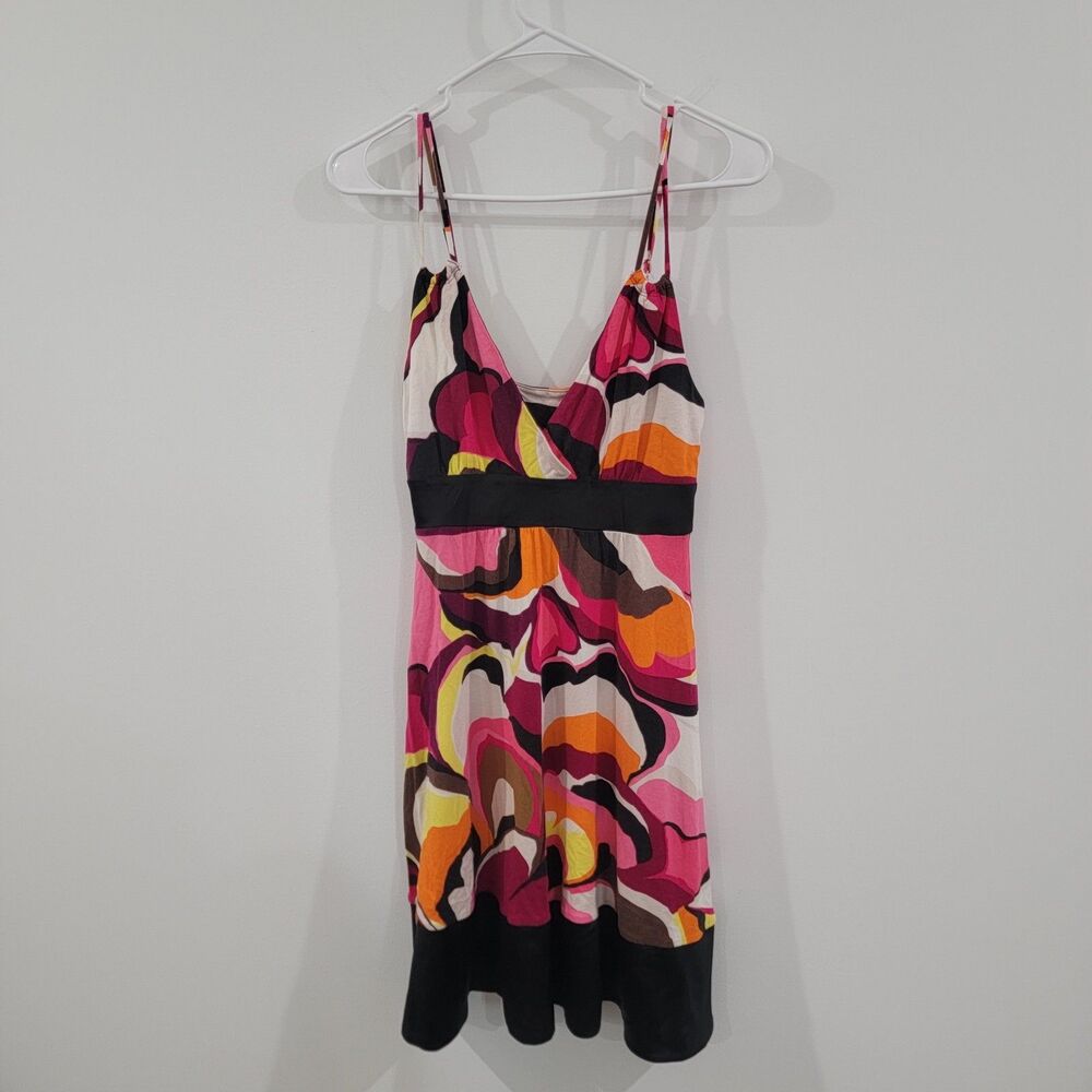 Vintage Y2K‎ Express Womens Babydoll Dress Size Small Colorful Rave Groovy